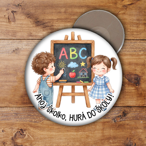 Magnet HURÁ DO ŠKOLY