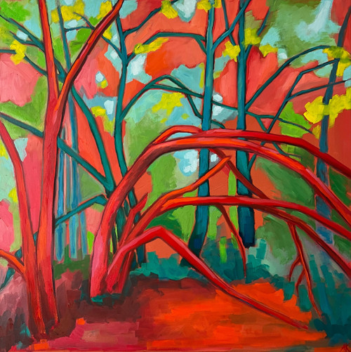 Z plenéru, 80 x 80 cm