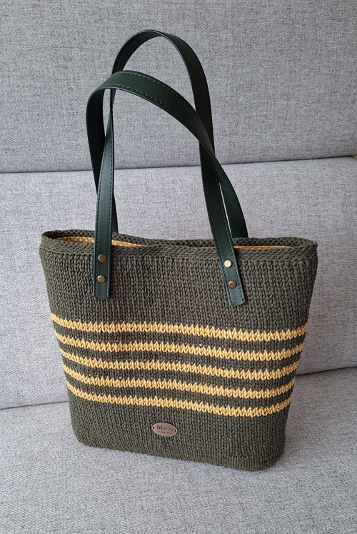 Kabelka KHAKI macrame