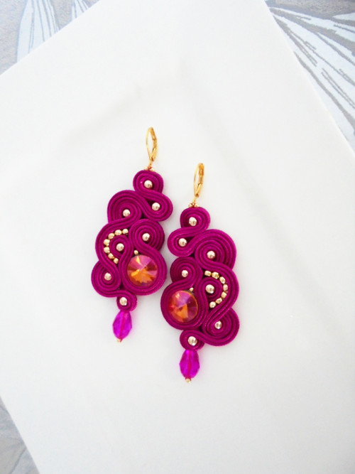 Soutache náušnice