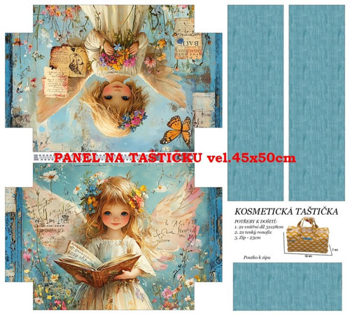 Panel na taštičku kočárkovina - skladem