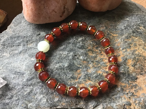 Karneol s jadeitem