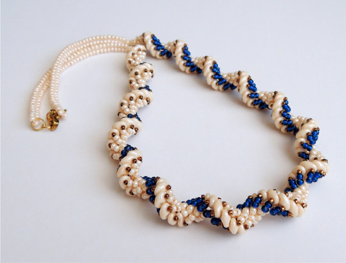 Blue & Bronze