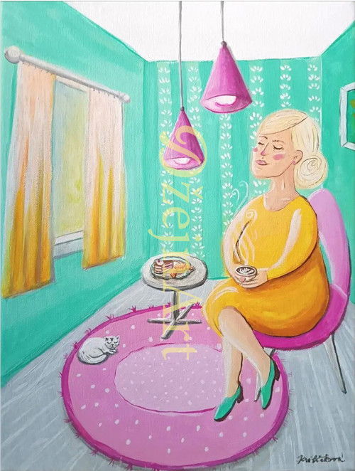 Cup of coffee - tisková reprodukce