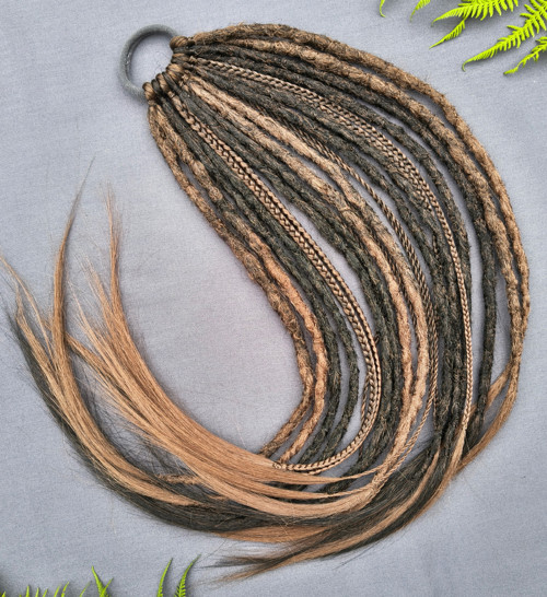 Dark brown - dredo gumička
