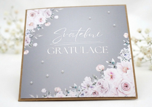 Svatební gratulace s perličkami — foto 1