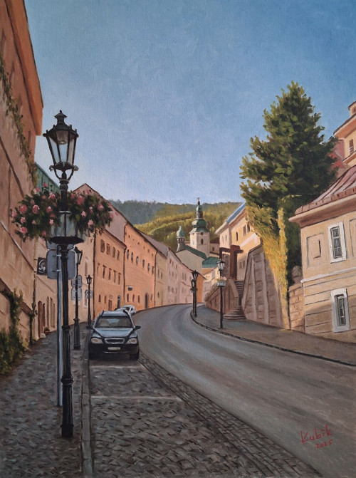Obraz "Basnká Štiavnica" - 30x40 cm
