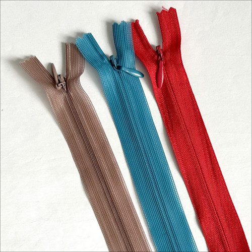 Spirálový zip skrytý - 28cm,24cm,22cm-sada 3ks