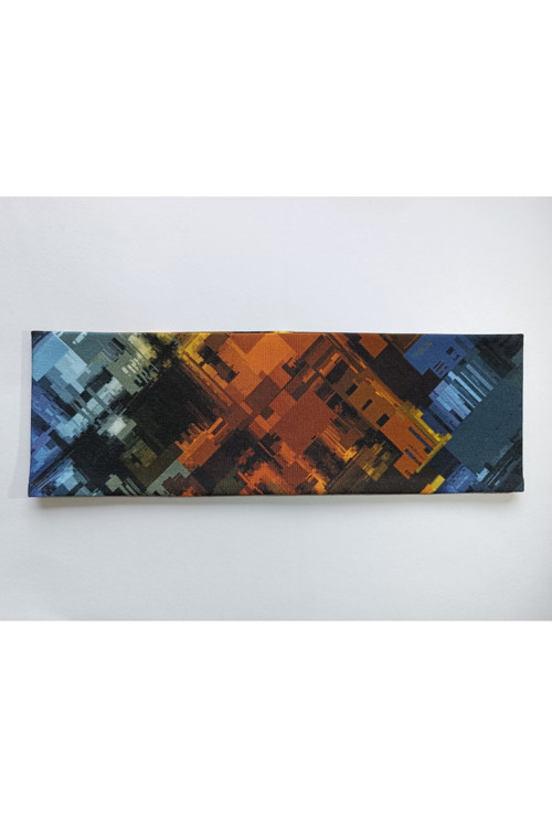 Bavlněná čelenka "Bronzový rytmus", vel. 54-58cm