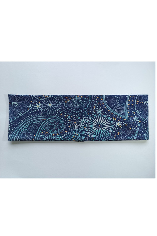 Bavlněná čelenka "Hvězdná mandalka", vel. 54-58cm