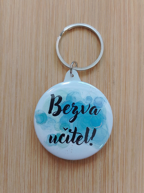 Přívěsek "Bezva učitel!"