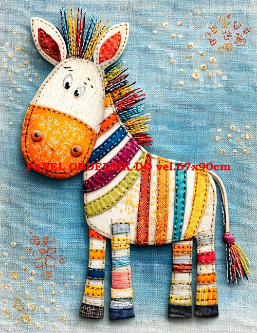 Bavlněný panel 7x10 cm