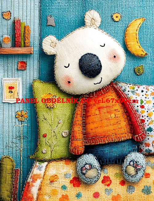 Bavlněný panel 7x10 cm — foto 1