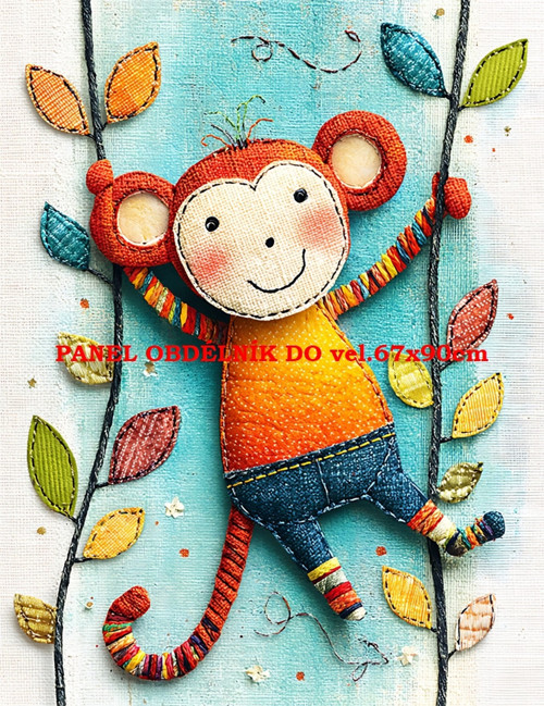 Bavlněný panel 7x10 cm — foto 1