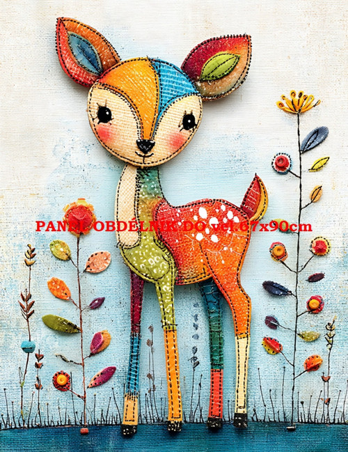 Bavlněný panel 7x10 cm — foto 1
