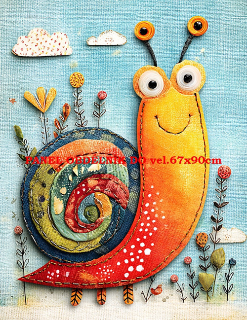 Bavlněný panel 7x10 cm — foto 1