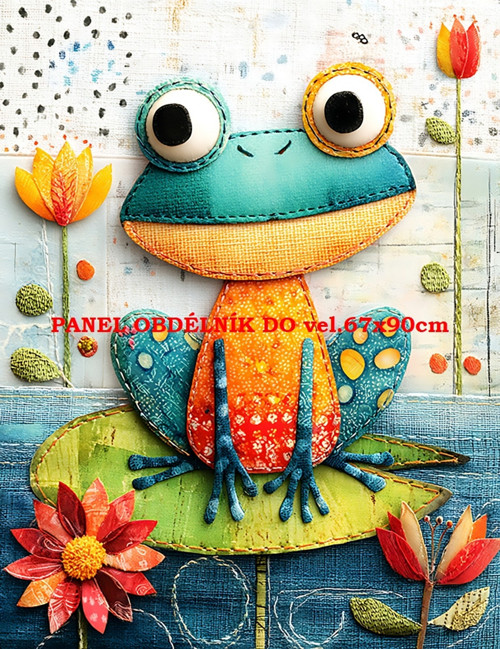 Bavlněný panel 7x10 cm