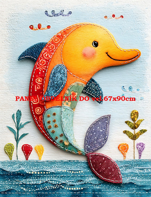 Bavlněný panel 7x10 cm — foto 1