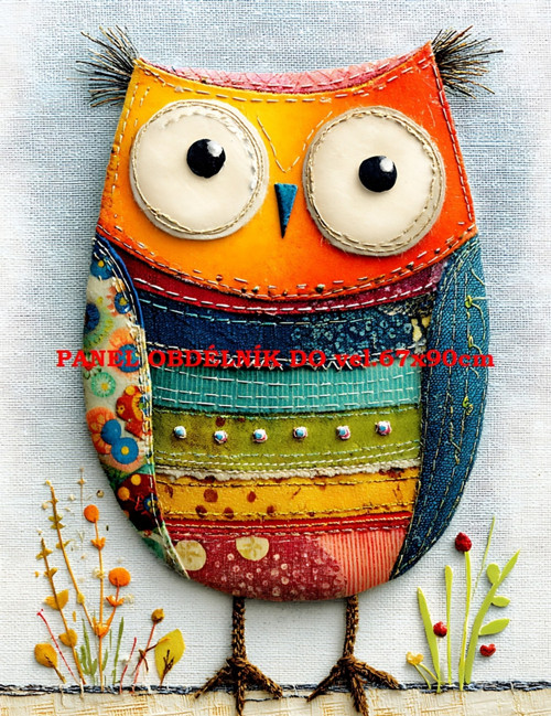 Bavlněný panel 7x10 cm