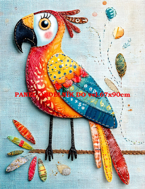 Bavlněný panel 7x10 cm