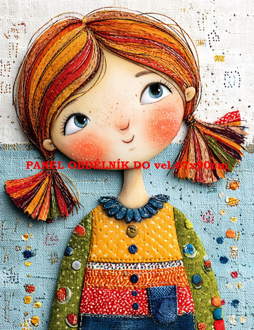 Bavlněný panel 7x10 cm — foto 1