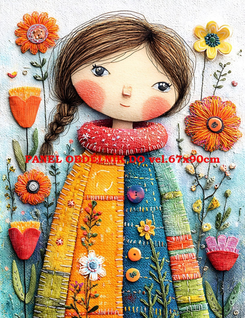 Bavlněný panel 7x10 cm — foto 1