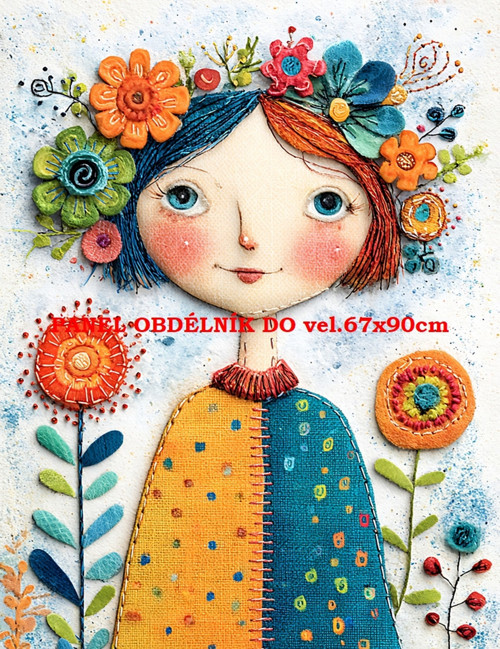 Bavlněný panel 7x10 cm — foto 1