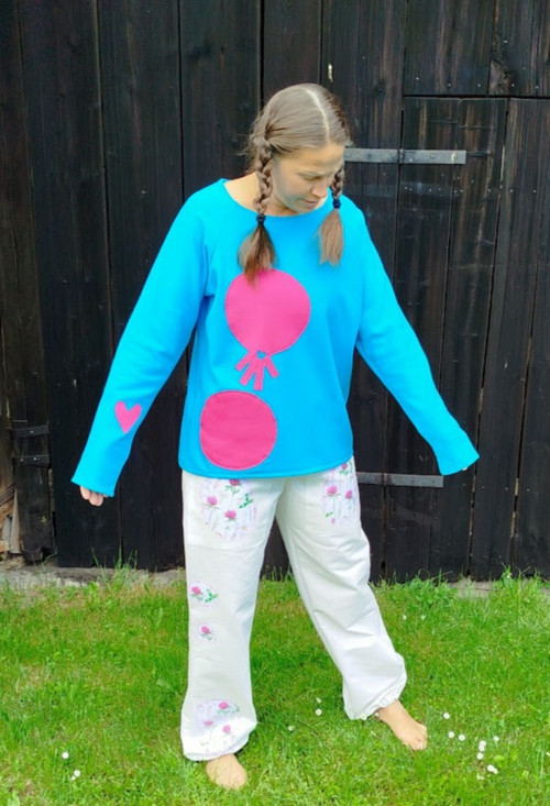 Tyrkysová s Malým Princem L-XL