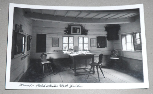ČB čistá POHLEDNICE • Hronov, Alois Jirásek