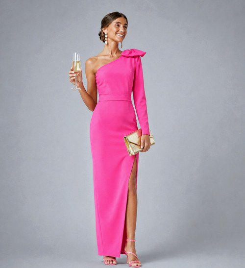 Wedding guest pink