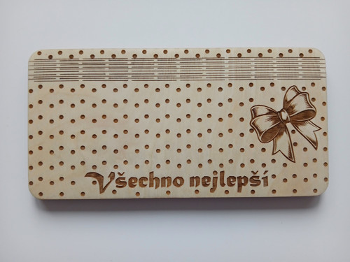 Dárkový cash box "Všechno nejlepší" pro ženy