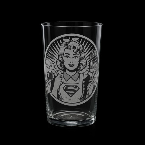 Sklenice Super žena
