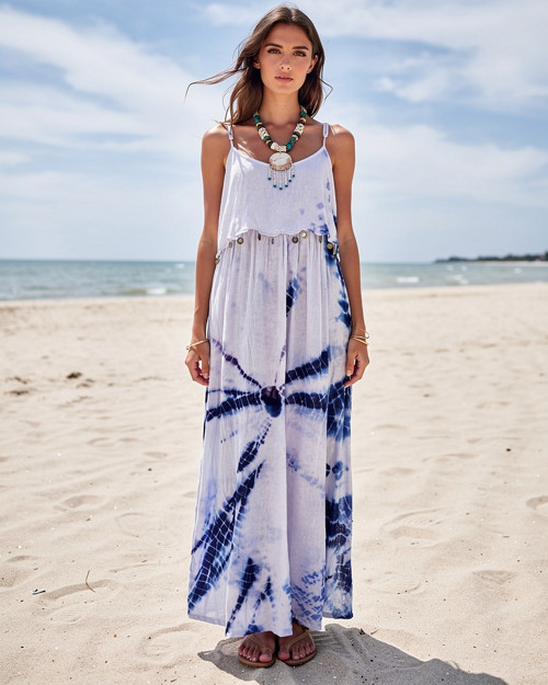 Boho batika šaty — foto 1
