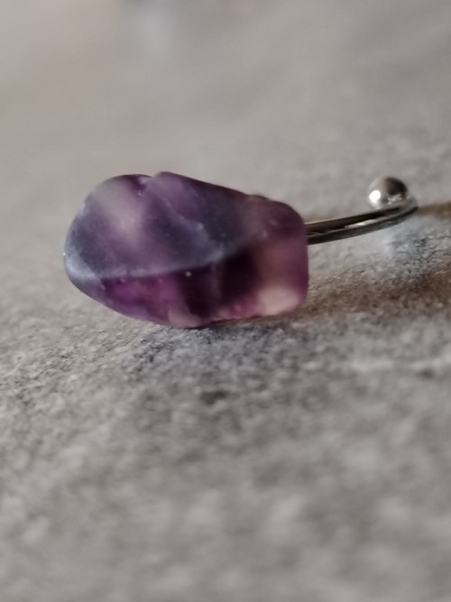 Prsten s fluoritem