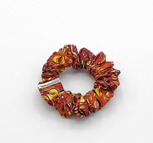 Scrunchie gumička Mandala II. S