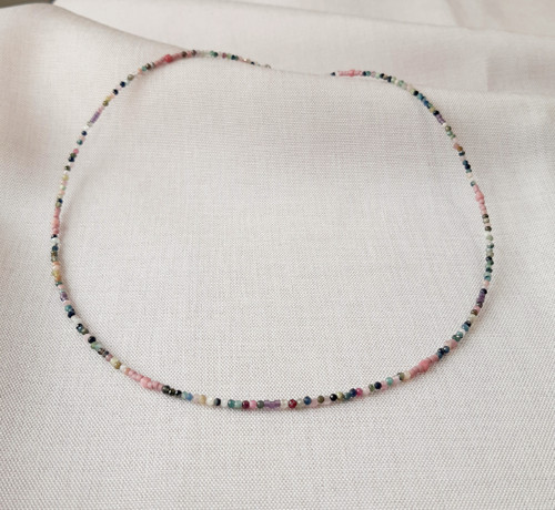 Choker Náhrdelník Turmalín, Rodonit