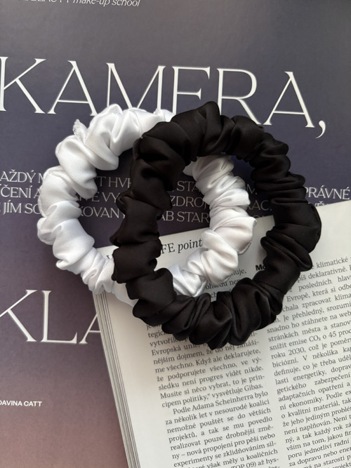Elegantní skinny scrunchies gumičky