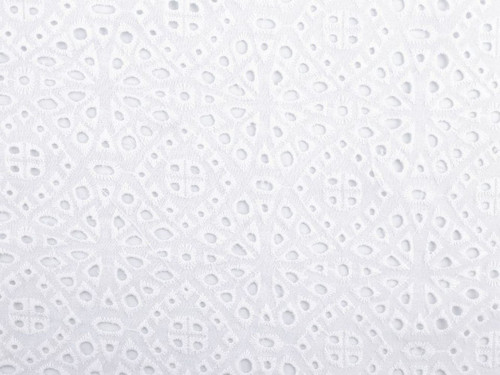 Bavlněná madeira šíře 130 cm (10cm) - bílá