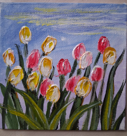 Malý obrázok - tulipány