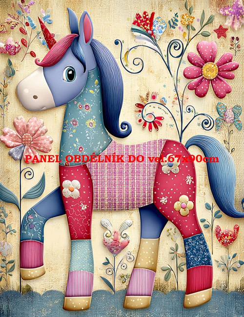 Bavlněný panel 7x10 cm — foto 1