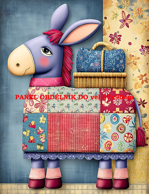 Bavlněný panel 7x10 cm