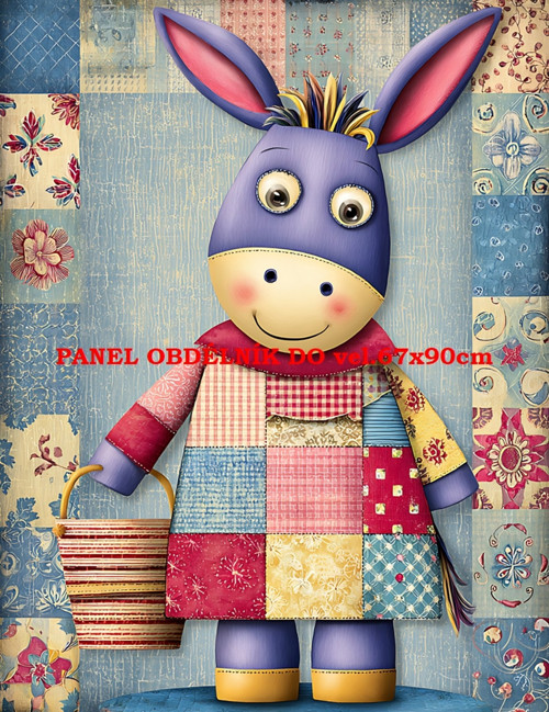 Bavlněný panel 7x10 cm — foto 1