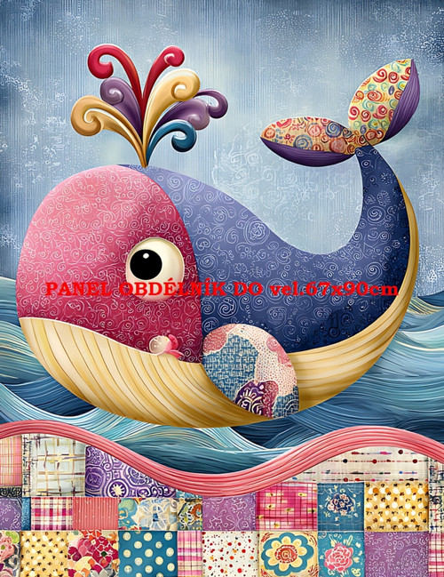 Bavlněný panel 7x10 cm — foto 1