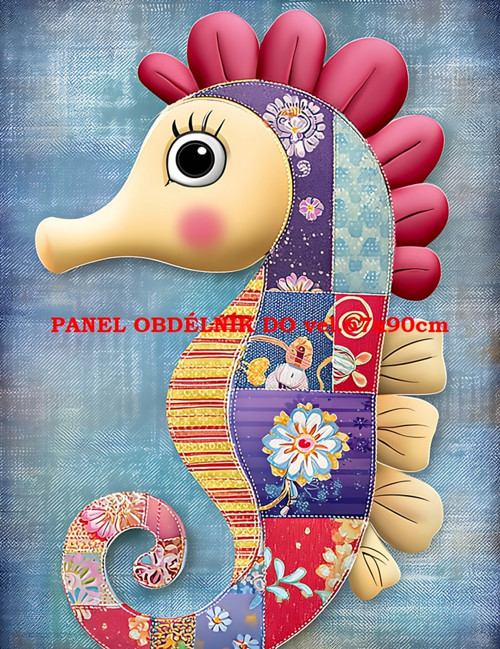 Bavlněný panel 7x10 cm — foto 1