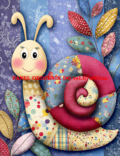 Bavlněný panel 7x10 cm