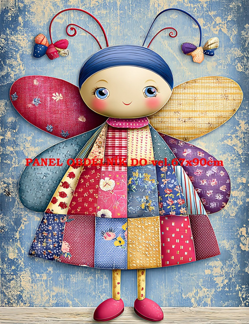 Bavlněný panel 7x10 cm — foto 1