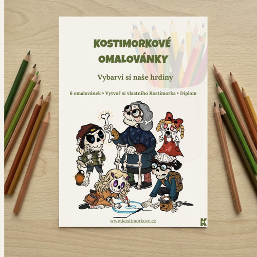 Kostimorkové PDF - omalovánky, aktivity 9 stran A4