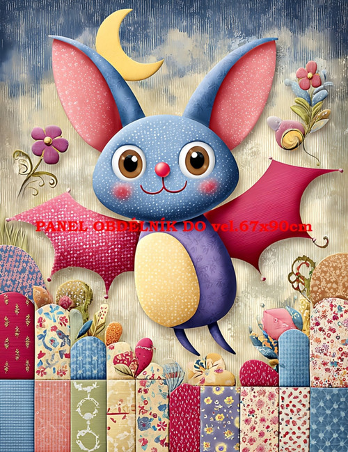 Bavlněný panel 7x10 cm — foto 1