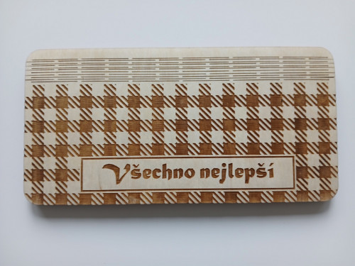Dárkový cash box "Všechno nejlepší" pro muže