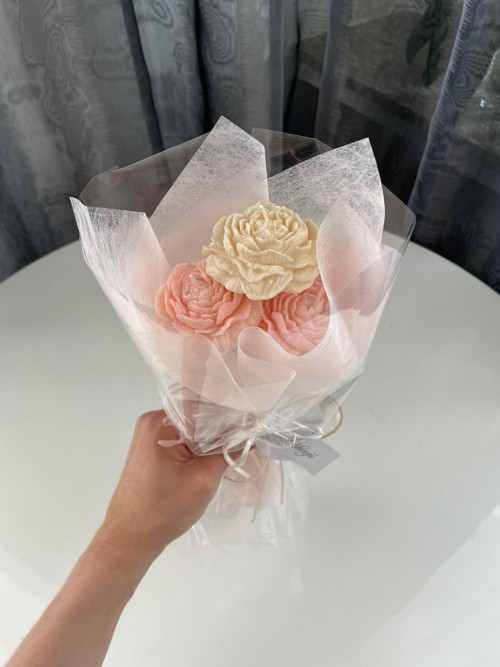 Flower Bouquet Roses 2 NH – Sójové svíčky